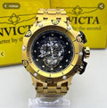 INVICTA HYBRID SKELETON AÇO