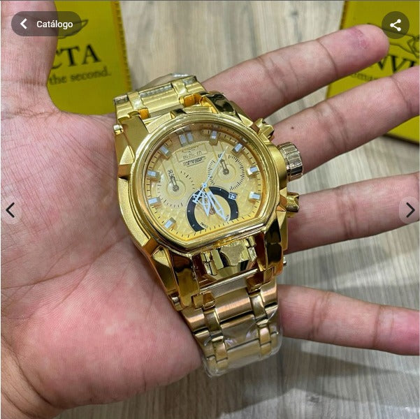 INVICTA ZEUS AÇO SERIE OURO