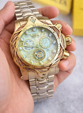 Invicta Venom Reserve Aço Dourado